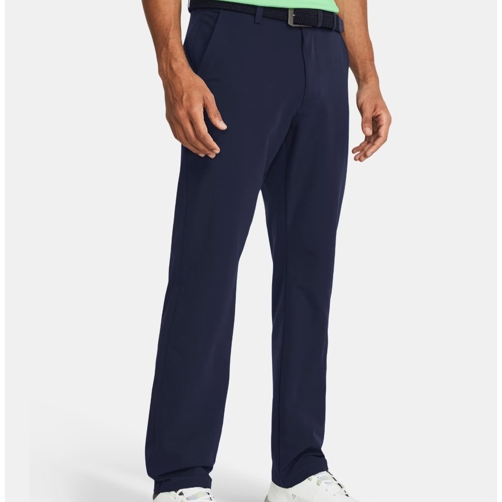 Under Armour Men's Navy Straight Golf Pants UPF 50 Size 32 34